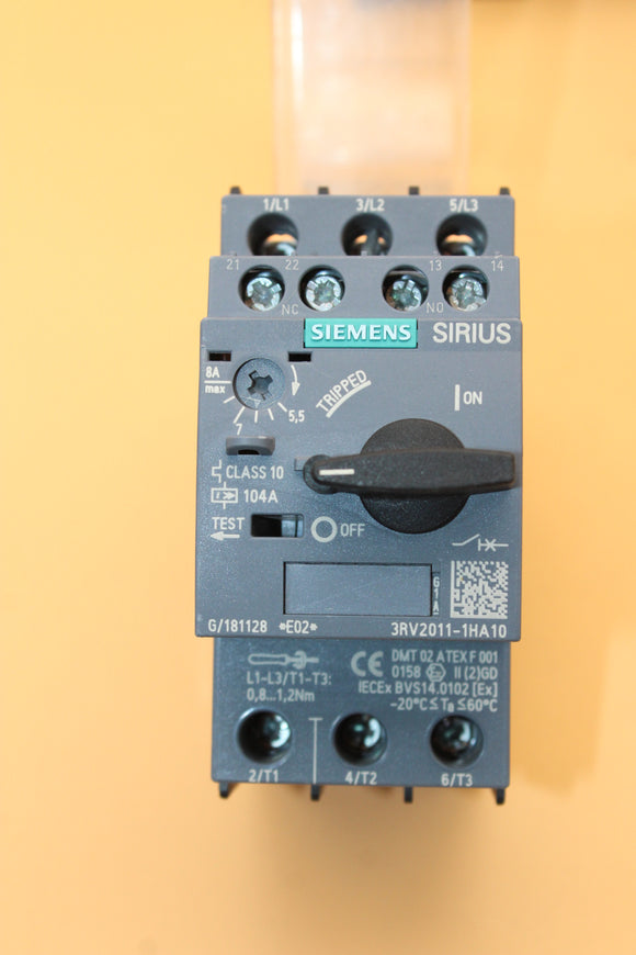 New No Box | SIEMENS | 3RV2011-1HA10 |