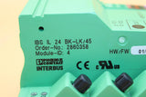 New No Box  | Phoenix contact | IBS IL 24 BK-LK 45 |