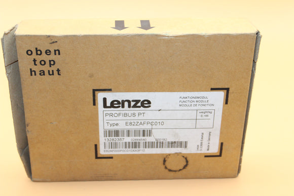 New Sealed Box | Lenze | E82ZAFPC010  | LENZE PROFIBUS PT E82ZAFPC010