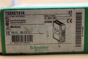 New Sealed Box | Schneider Electric | TSXAEY414 | SCHNEIDER   TSXAEY414  4I ANA MULTIRANGE