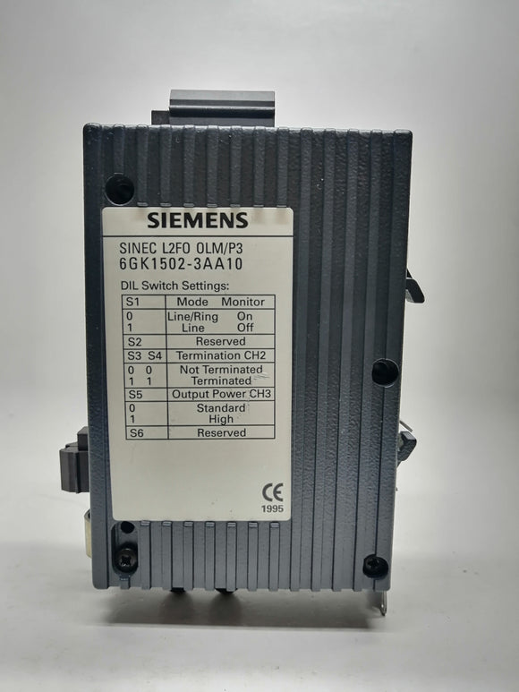 New No Box | SIEMENS | 6GK1502-3AA10 | SIEMENS SINEC L2FO OLM 6GK1502-3AA10