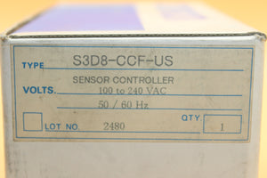 New | OMRON  | S3D8-CCF-US | OMRON  S3D8-CCF-US SENSOR CONTROLLER 100 TO 240 VAC 50/60 HZ
