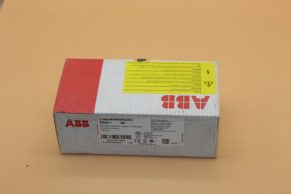 New | ABB | 1TNE968902R2202   DO571 | RELAY 120VAC 2A 240VAC 1.5A PILOT DUTY