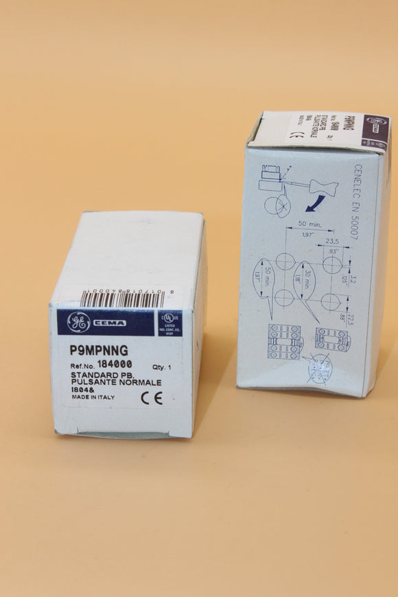 New | GENERAL ELECTRIC | P9MPNNG | STANDARD PUSHBUTTON